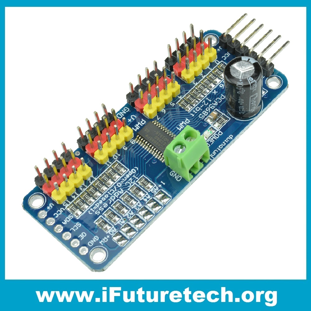 Buy 16 CHANNEL 12BIT PWM/SERVO DRIVER iFuture Technology