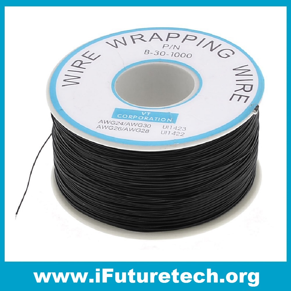 PCB SINGLE CORE JUMPER WIRE-BLACK - iFuture Technology