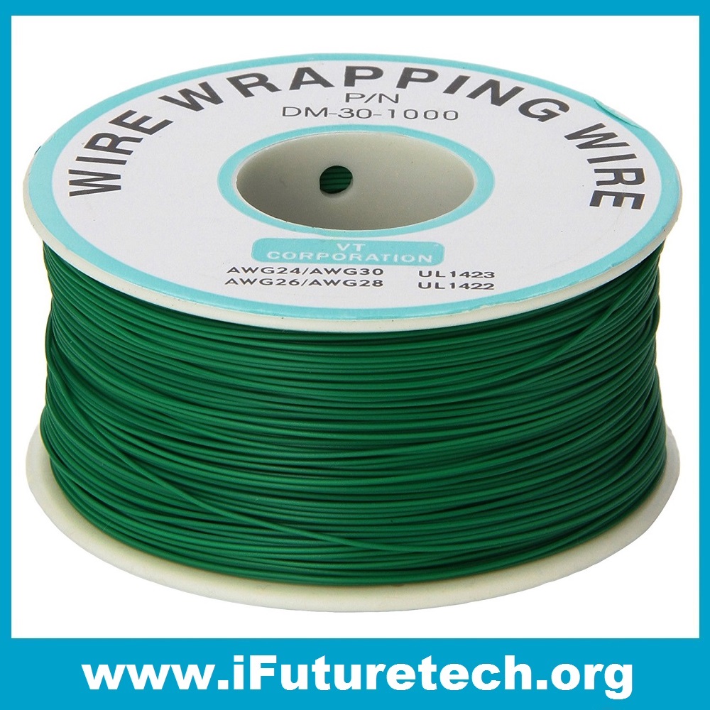 PCB SINGLE CORE JUMPER WIRE-GREEN - iFuture Technology