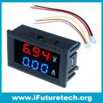 DC 100V 10A Dual Digital Voltmeter Ammeter