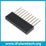 10PX1 Berg Strip Female Pin 2.54mm Header - 11mm Length