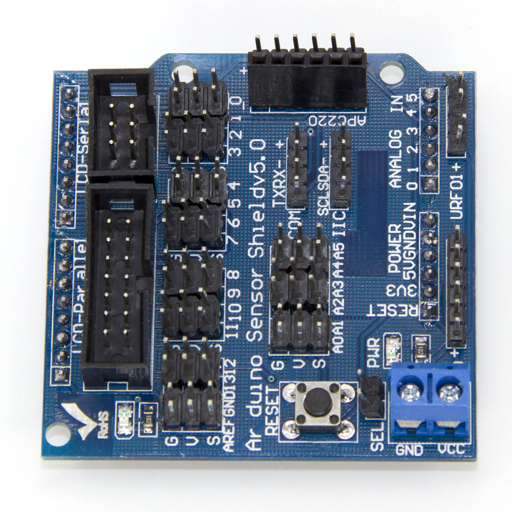 Sensor Shield UPGRADE V5.0 sensor expansion board UNO MEGA R3 V5 for Arduino IIC 