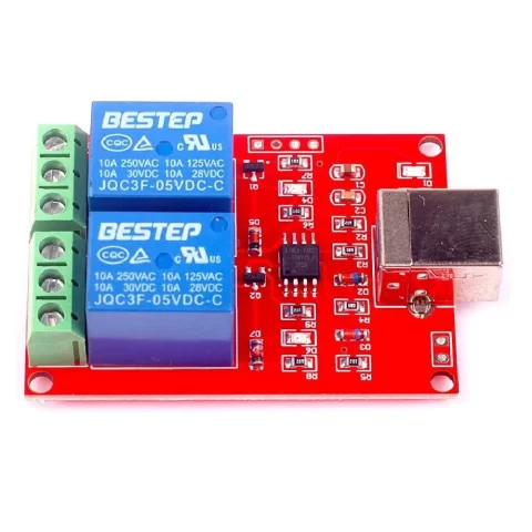 2 Channel Pc USB Intelligent Control Relay Module