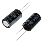 2200uF 35V Through Hole Radial Electrolytic Capacitor