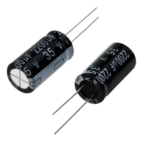 2200uF 35V Through Hole Radial Electrolytic Capacitor