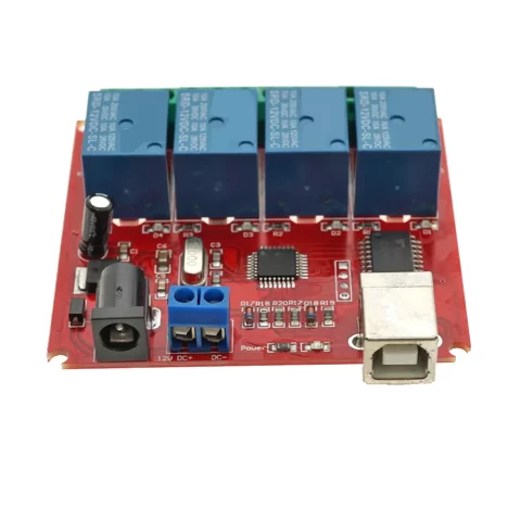 4 Channel Pc USB Intelligent Control Relay Module