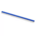 40P X 1 Berg Strip Male Straight 2.54mm - Blue
