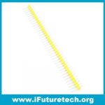 2.54mm 40 X 1 BERG STRIP MALE STRAIGHT- YELLOW