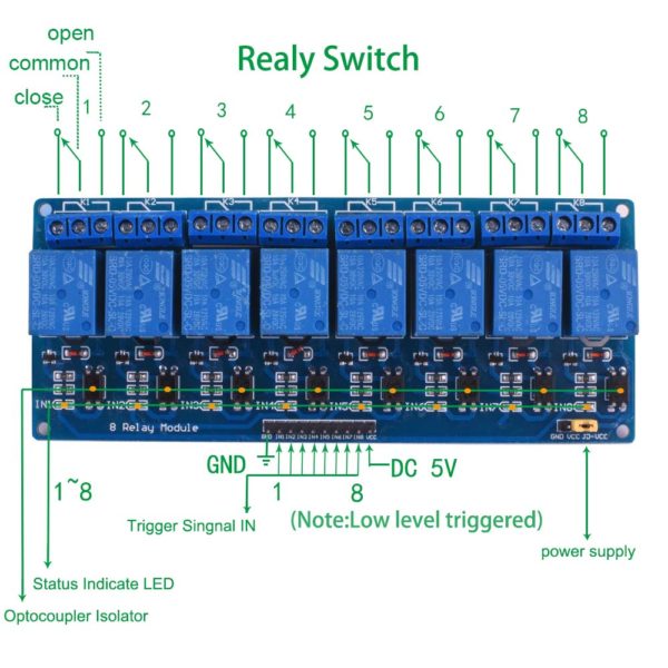 Channel Relay Board Circuit Diagram