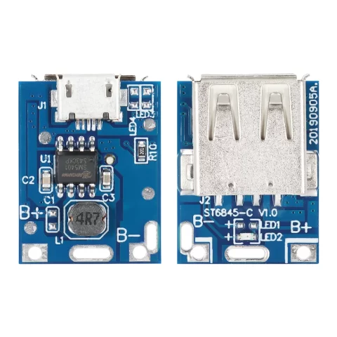 5V Boost Step Up Power Module with Battery Charging Protection