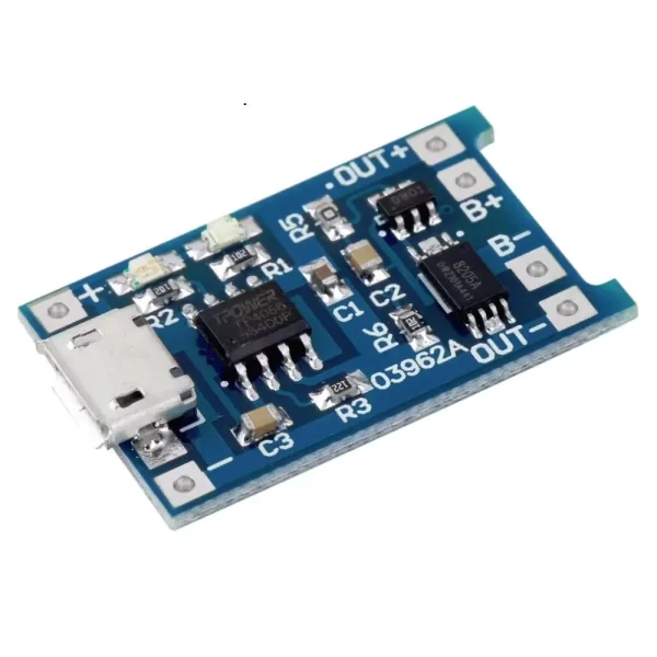 TP4056 1A Li-Ion Battery Charging Board Micro USB with Current Protection