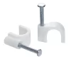 6mm Cable Clips with Nail