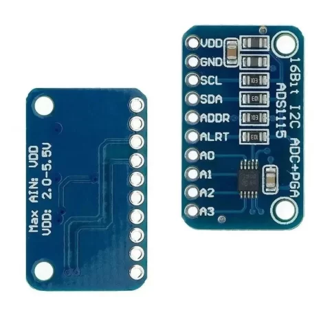 ADS1115 16-Bit ADC- 4 Channel with Programmable Gain Amplifier
