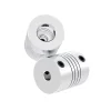 Aluminum Flexible Coupling Coupler Helical Shaft 6MM X 6.35MM