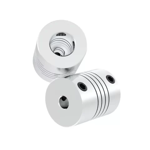 Aluminum Flexible Coupling Coupler Helical Shaft 6MM X 6.35MM