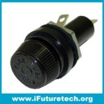 PANEL MOUNTING FUSE HOLDER FOR 5X20MM FUSE