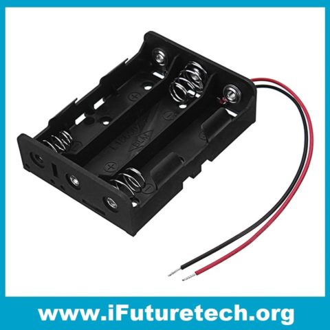 thumbnail image 2 of 100x CR123A CR123 Lithium Battery Holder Box With Clip, Case, And PCB Solder Mounting Leads 2 of 6