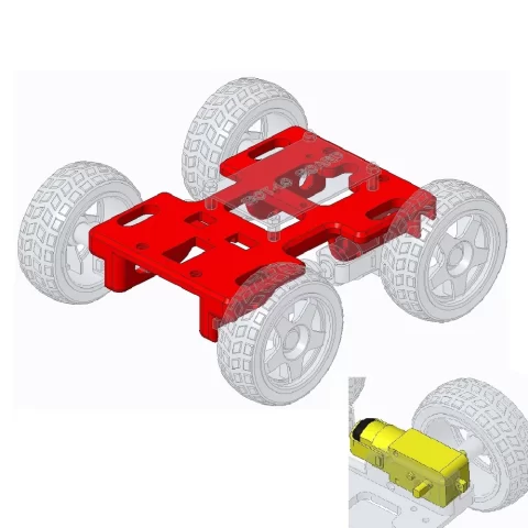 4 Wheel Drive (4WD) Smart Robot Chassis