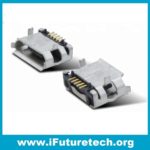 MICRO USB TYPE B FEMALE SOCKET 180 DEGREE
