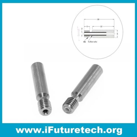 Tube téflon en PTFE 2mm x 4mm (1 mètre) - A2itronic