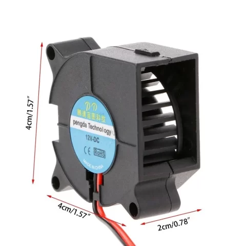 12V 4020 DC 3D Printer Vortex Turbo Cooling Fan