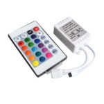 12V RGB LED STRIP CONTROLLER BOX WITH 24 KEY IR REMOTE CONTROL
