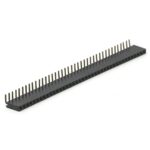 2.54mm 40 X 1 BERG STRIP FEMALE BEND- BLACK
