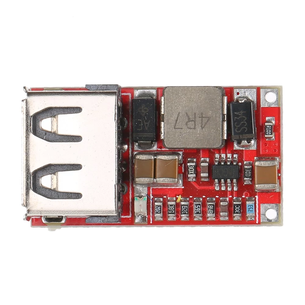 DC-DC 12V to 5V 3A Micro USB Converter Voltage Step Down Regulator  Waterproof Power Converters for Car Smartphone : Electronics 