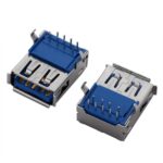 USB 3.0 TYPE A FEMALE 9 PIN RIGHT ANGLE PCB MOUNT