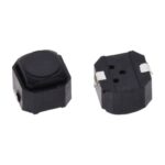 2 PIN 6X6X5mm SMD Silent Silica Gel Touch Switch