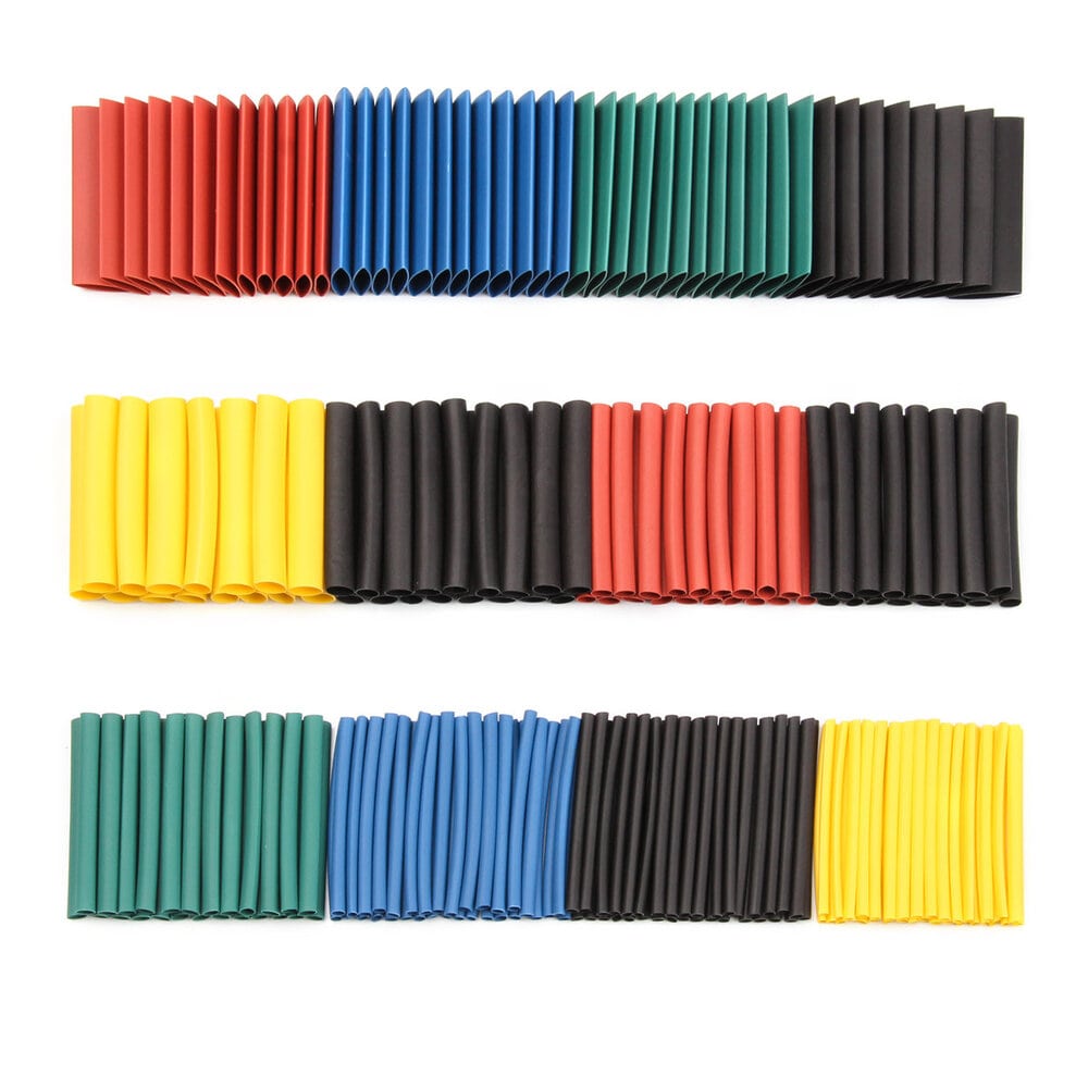 127 PIECES HEAT SHRINK TUBES CABLE SLEEVING WRAP - 45 MM LENGTH ...