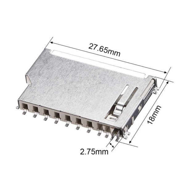 11 Pin Short Body SD Memory Card PCB Mount Socket - iFuture Technology