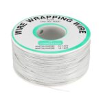 INSULATED PVC COATED 30AWG WRAPPING WIRE-WHITE