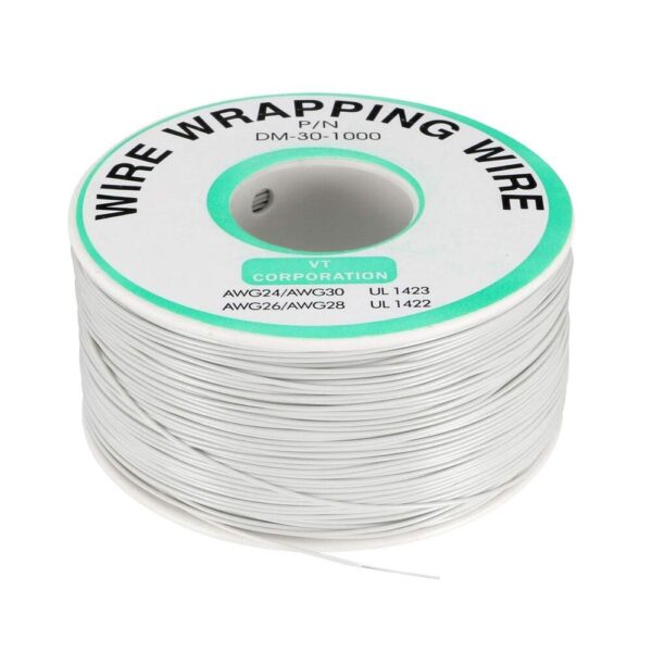 thumbnail image 2 of 0.25 30AWG Tin Plated Copper Wire Wrapping Black 250 Electric Cable 2 of 13