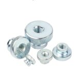 GB806 GALVANIZED KNURLED NUT