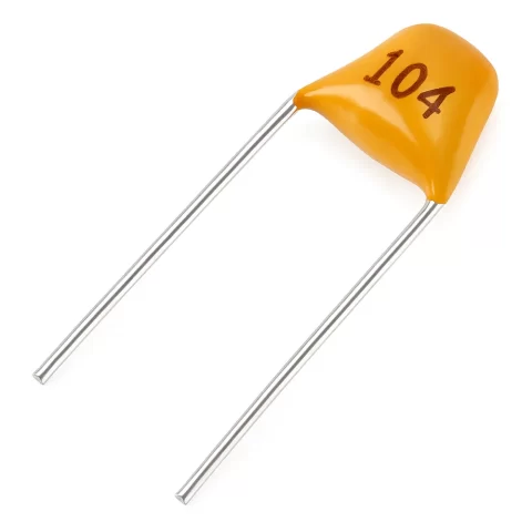0.1UF 104 50V Monolithic Multilayer Ceramic Capacitor (MLCC)