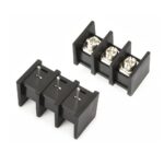 3 POLE 300V 25A PCB MOUNT SCREW TERMINAL BLOCK-9.5mm