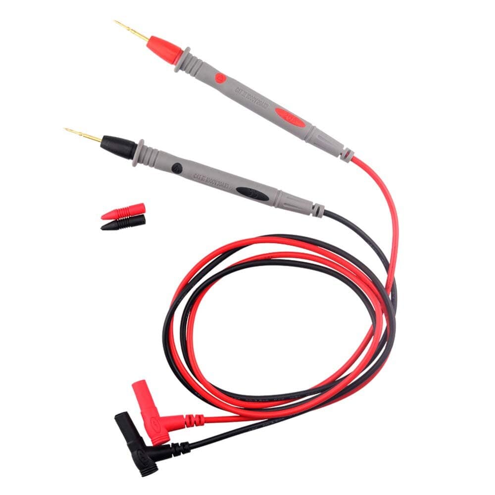 Thin Tip Needle 1M VOM Multimeter Ohmmeter Test Leads 1000V 20A Pair for  Fluke and Many Other DMM