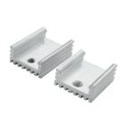 U-SHAPED ALUMINUM HEATSINK - 17X15X7 mm