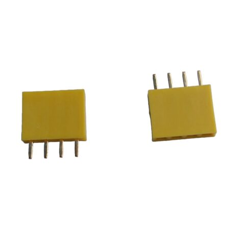 4PX1 BERG STRIP FEMALE PIN HEADER - 2.54MM - Yellow