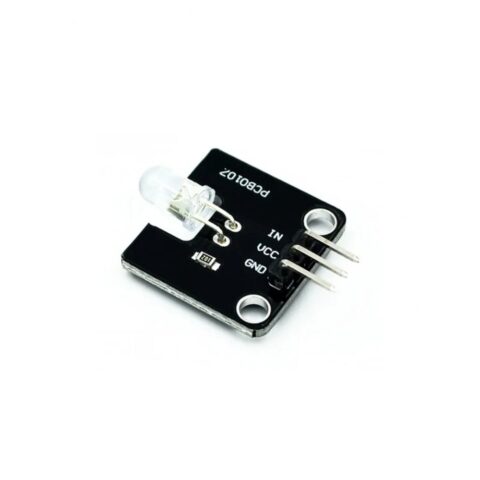 ELECTRONIC BUILDING BLOCKS 5MM LED LIGHT EMITTING MODULE - WHITE