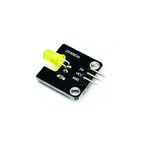 ELECTRONIC BUILDING BLOCKS 5MM LED LIGHT EMITTING MODULE - Yellow