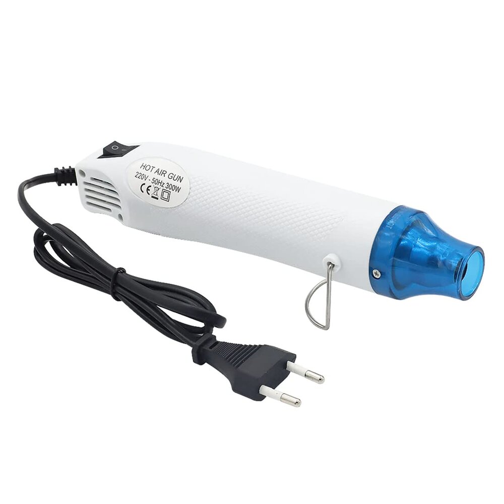 300W Portable Heat Gun for DIY Craft Embossing, Shrink Wrapping PVC, Drying  Paint, Clay, Rubber Stamp