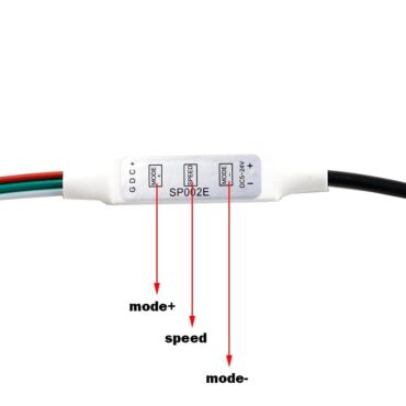WS2812BTRIPLE KEYS NEOPIXEL LED LIGHT STRIP CONTROLLER - iFuture Technology