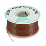 INSULATED PVC COATED 30AWG WRAPPING WIRE-BROWN
