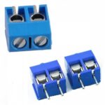 2 PIN 5.08MM SCREW TERMINAL BLOCK - BLUE