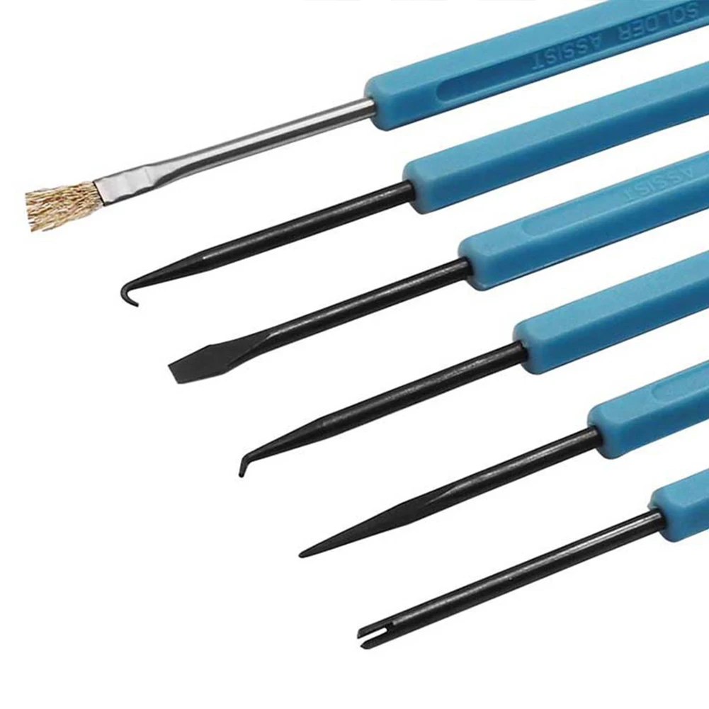 thumbnail image 2 of 6-Piece Soldering Assist Tool Kit - PCB Cleaning & Electronic Component Welding Tools 2 of 12