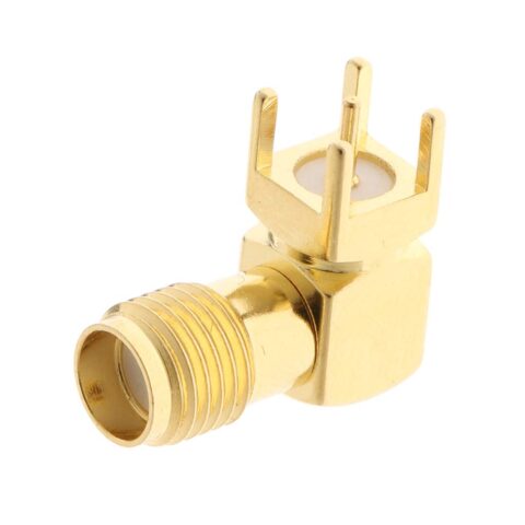 SMA-KWE Female RF Antenna Connector – Right Angle