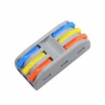 SPL-3 THREE POLE WIRE CONNECTOR WITH SPRING LOCK LEVER