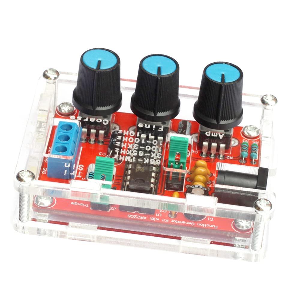 Kit Générateur De Signaux XR2206 DIY - Sorties Sinus, Carrée, Triangulaire De 1 Hz à 1 MHz - Alimentation 9-12V